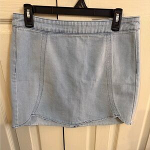 NWOT PacSun Light Blue Denim Mini Skirt